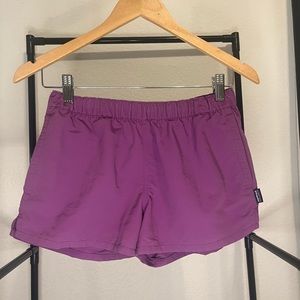 Womens purple Patagonia shorts